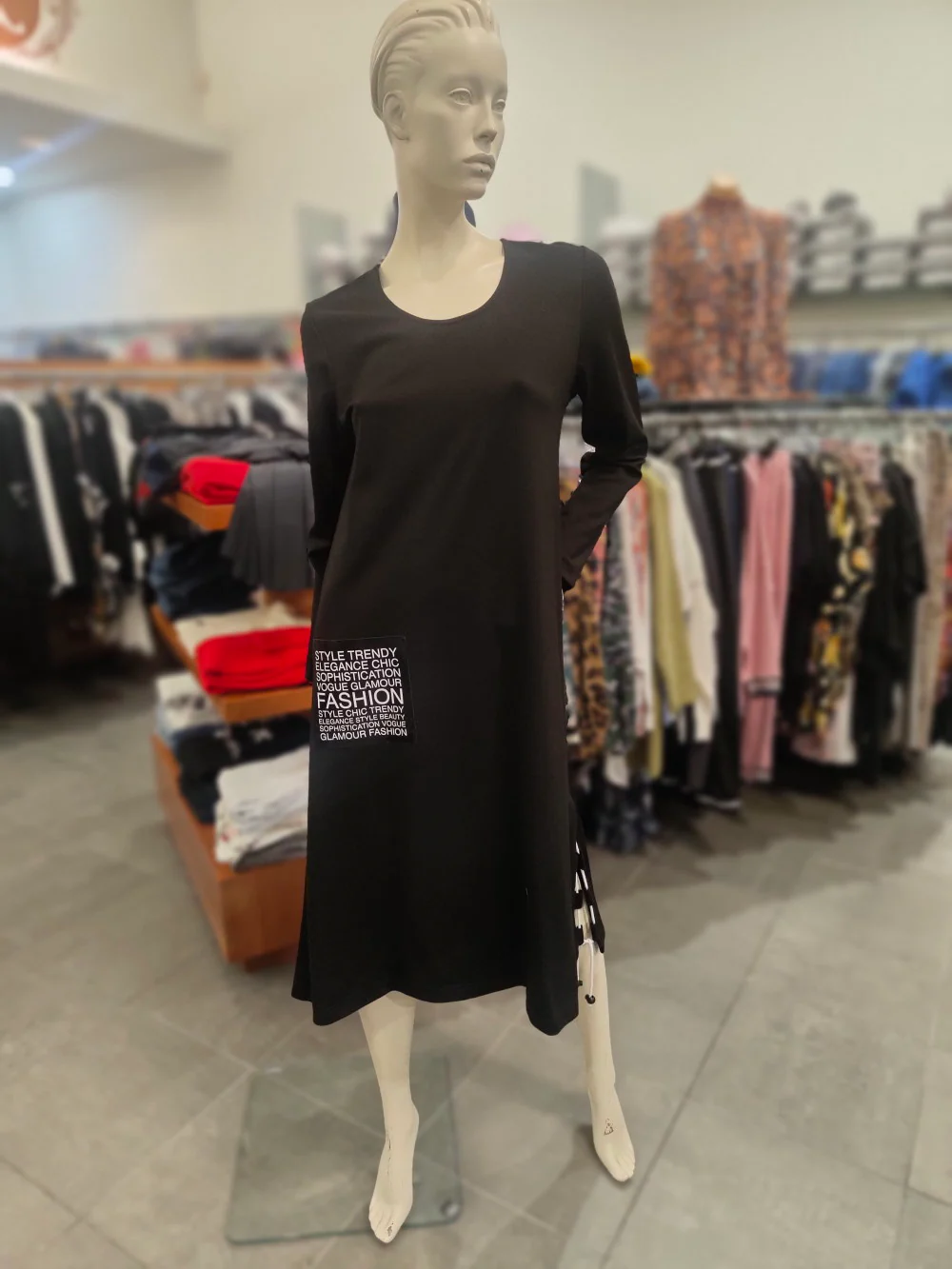 Bittermoon Toggle Dress - Black