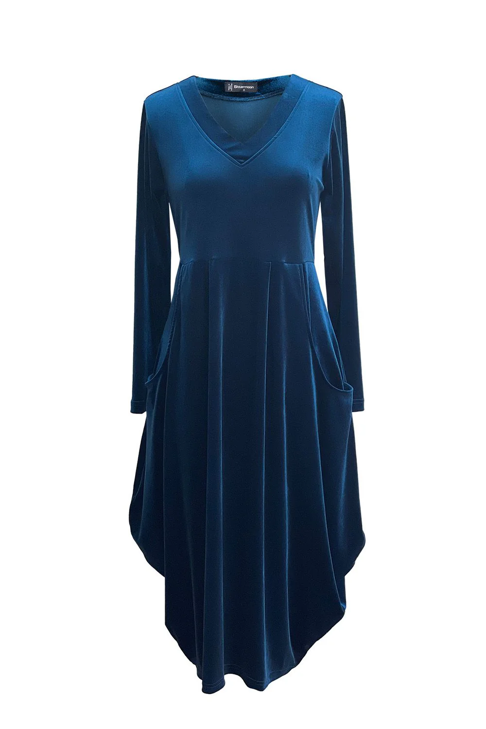 Bittermoon Velvet Carly Dress - Petrol