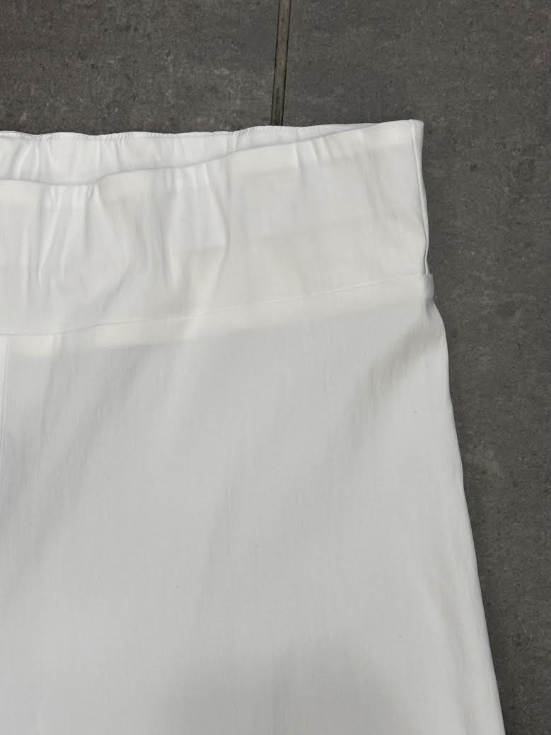 Bittermoon Wideleg Pant - White - Image 3