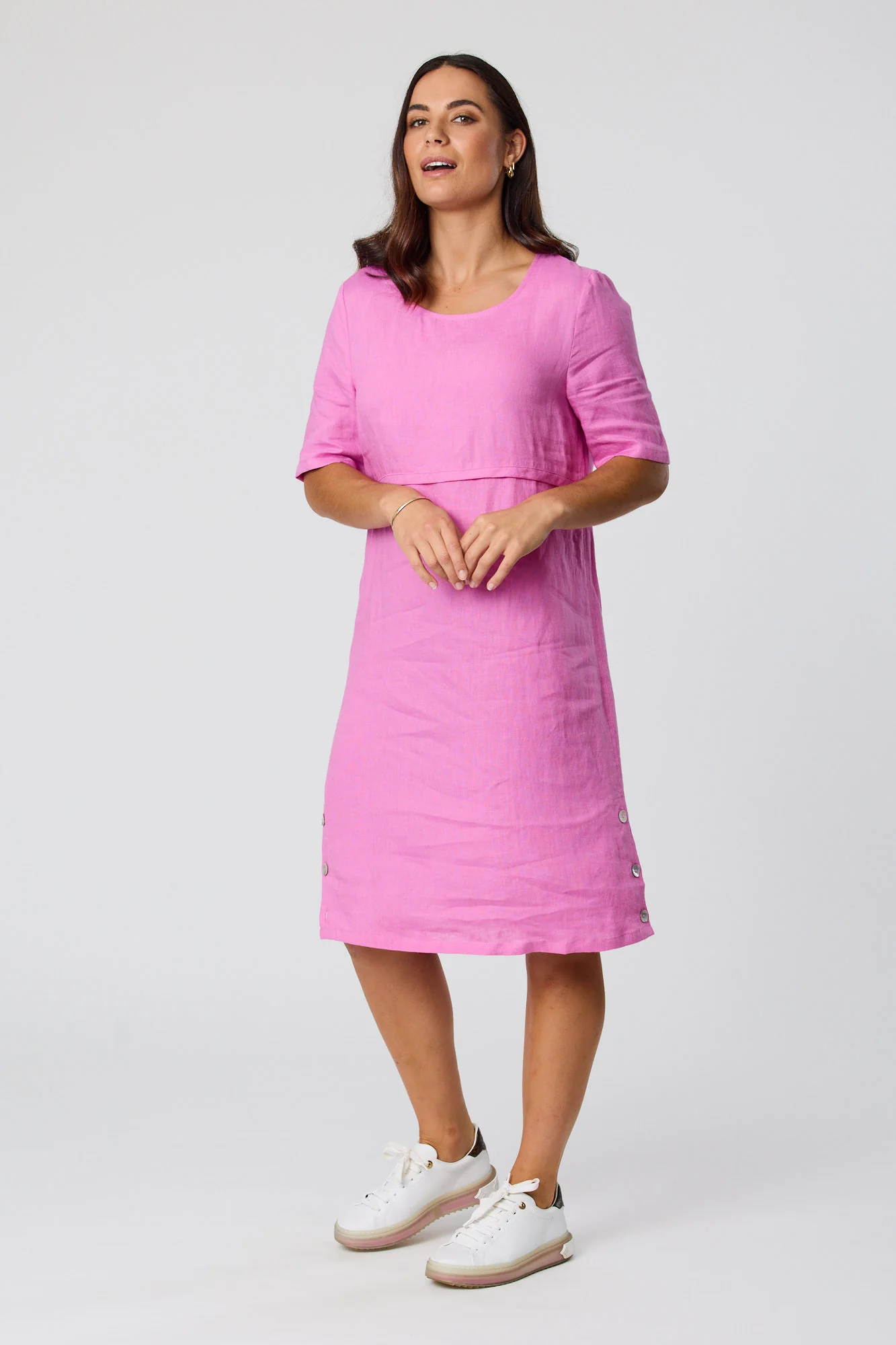 Blackstone 3 Button Dress - Image 4