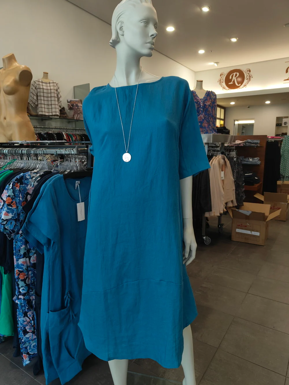 Blackstone Dress - Blue Saphire