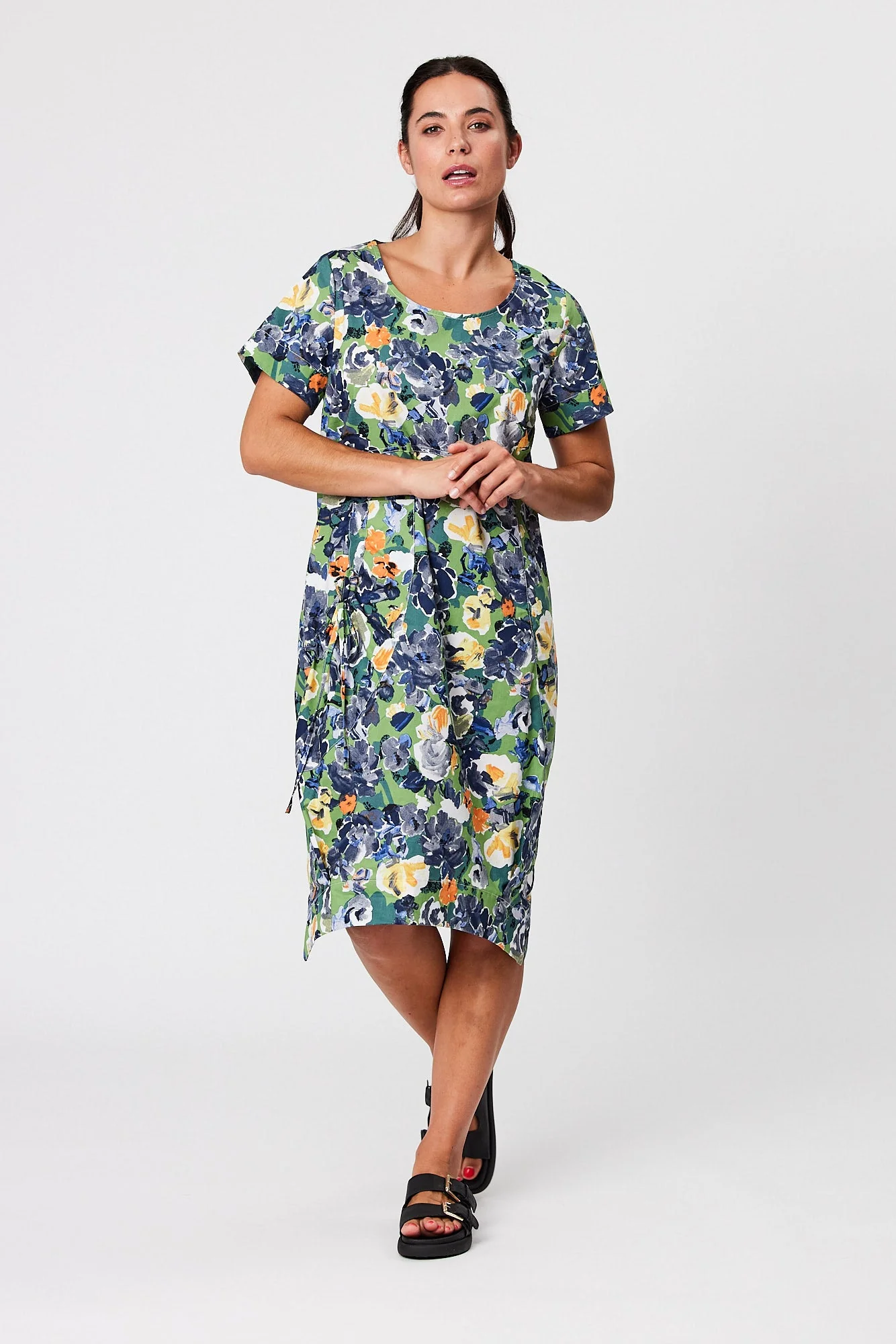 Blackstone Dress Green Fig