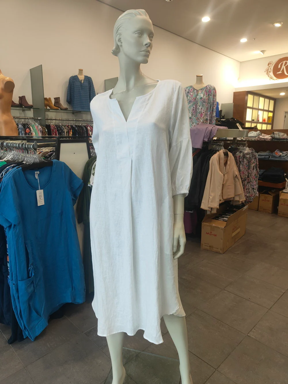 Blackstone Dress - White