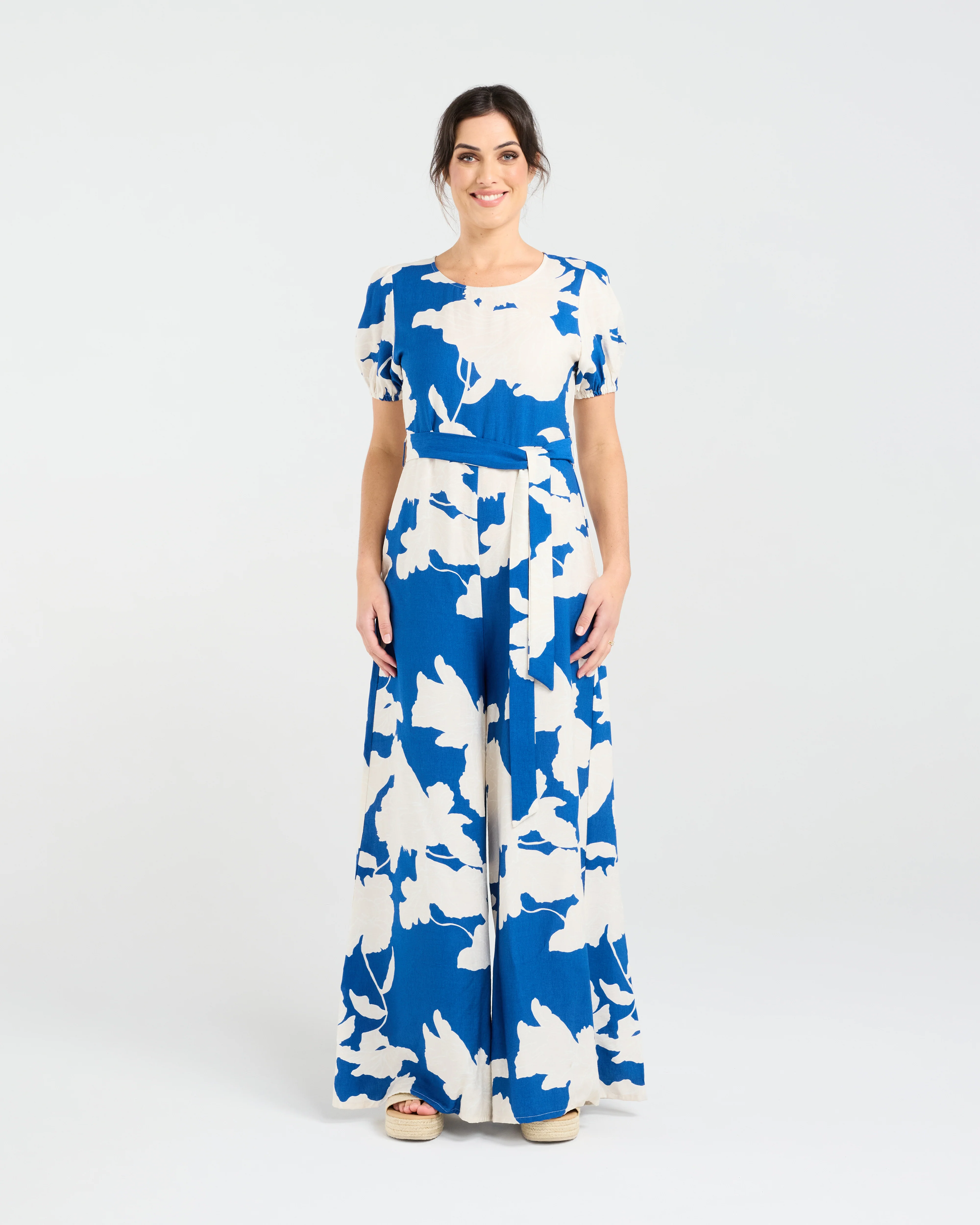 Blackstone Juliana Jump Suit - Blue