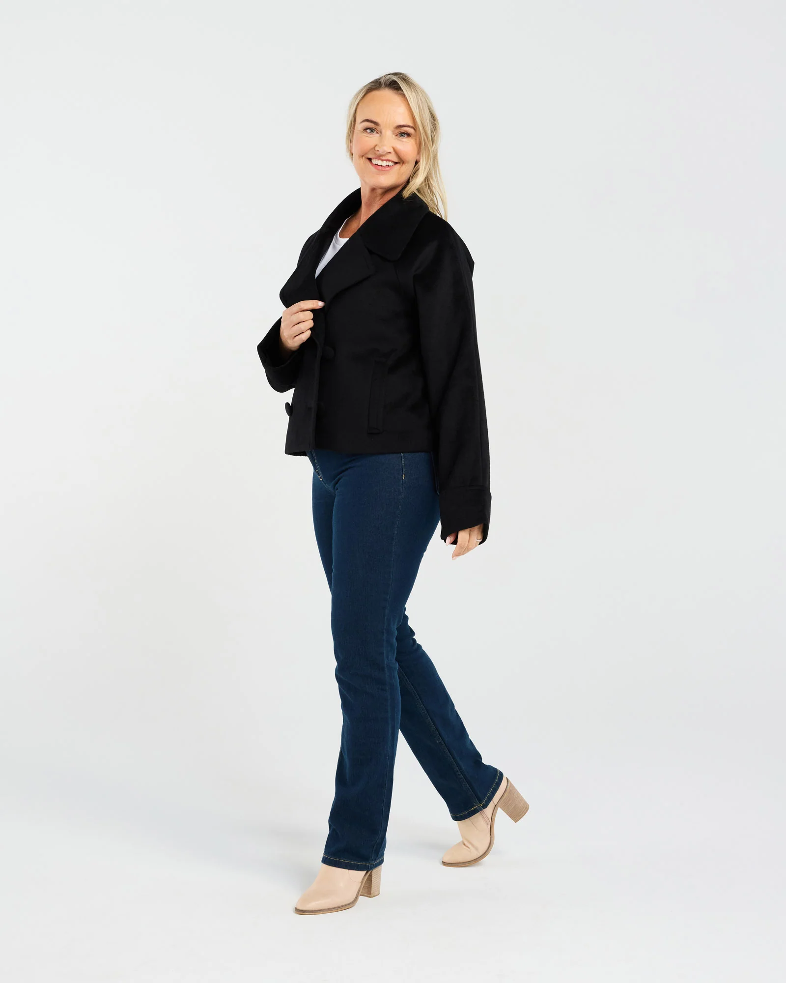 Blackstone Kate Crop Pea Coat - Image 6