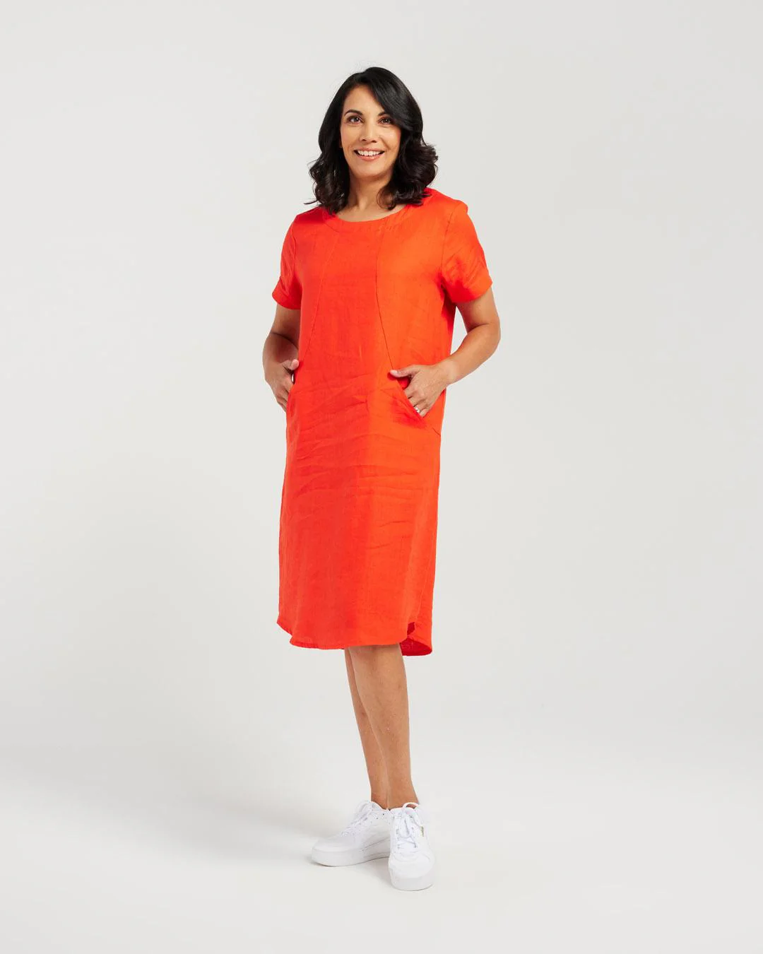 Blackstone Kelly Dress- Fiesta Red - Image 3