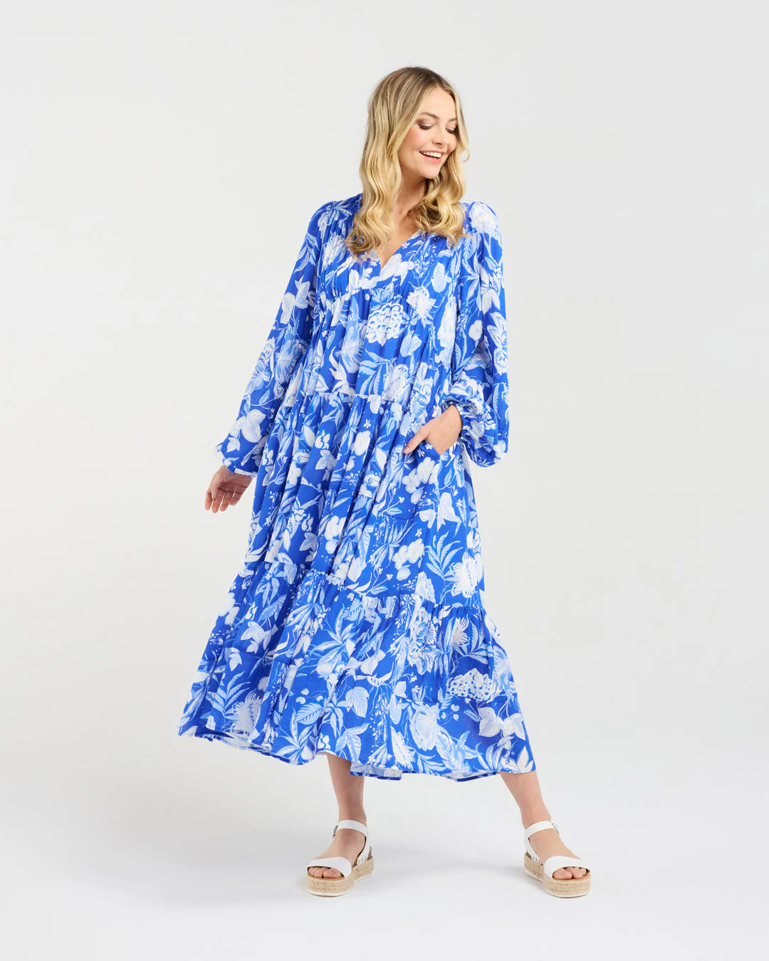 Blackstone Liana Dress - Blue - Image 5