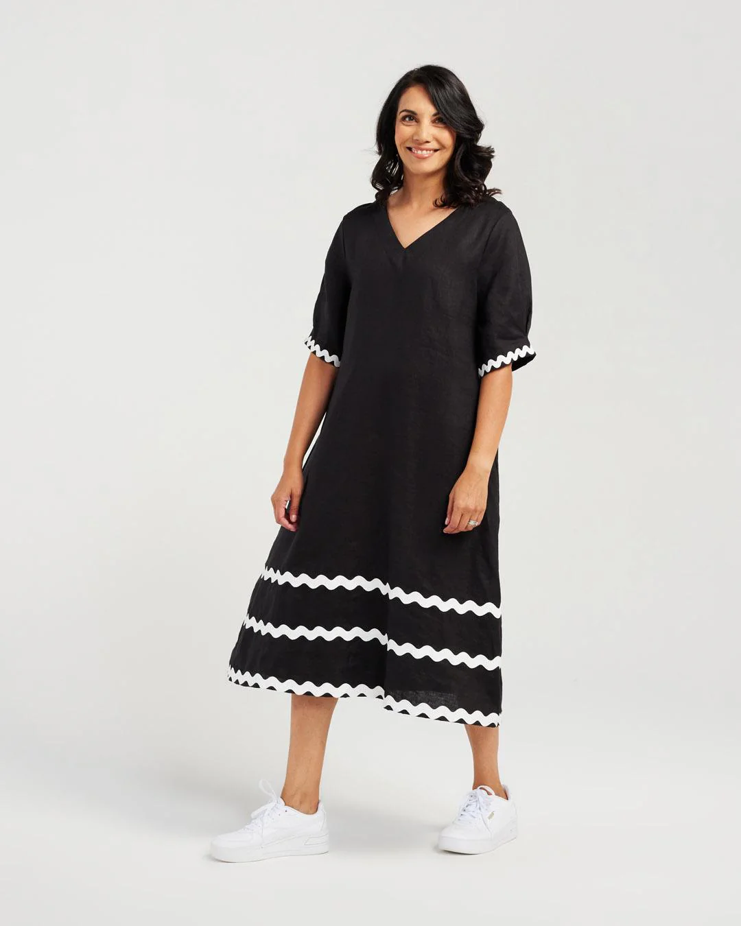 Blackstone Ric Rac Dres-Black - Image 2