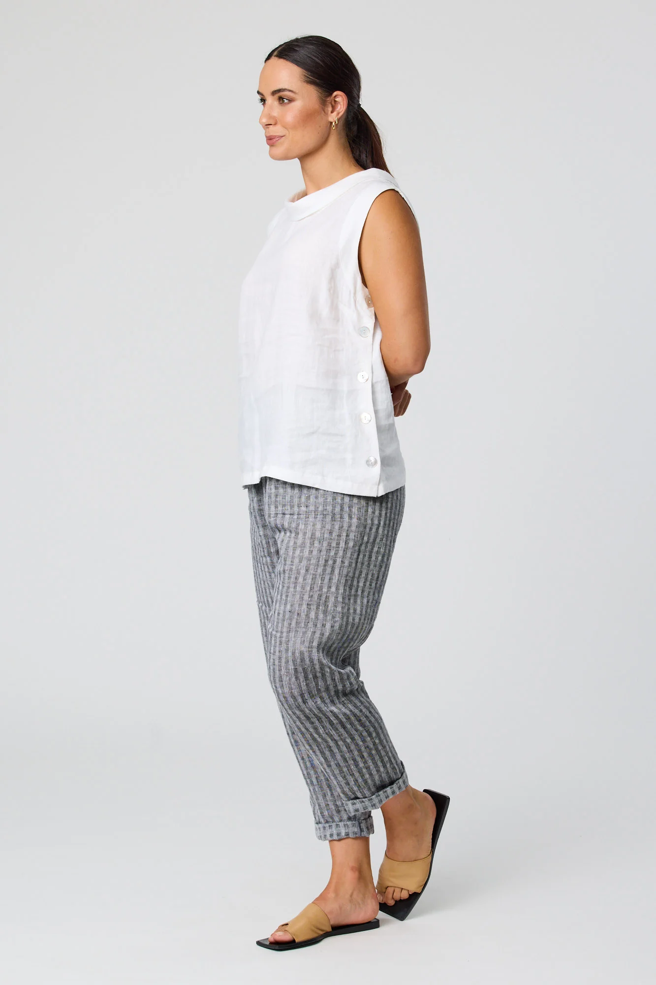 Blackstone Side Button S/Less Top - Image 4