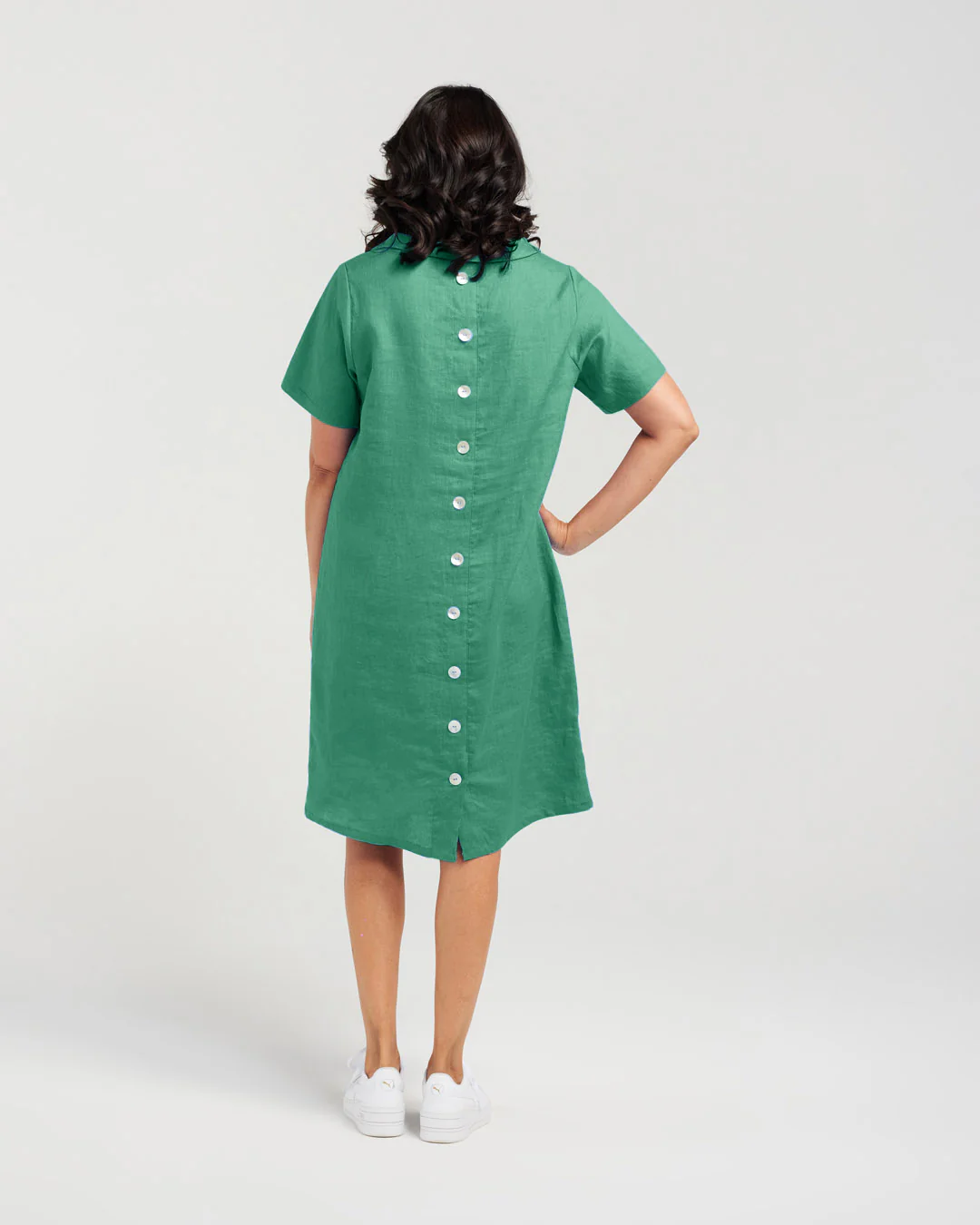 Blackstone Stella Dress- Pacific Green - Image 3
