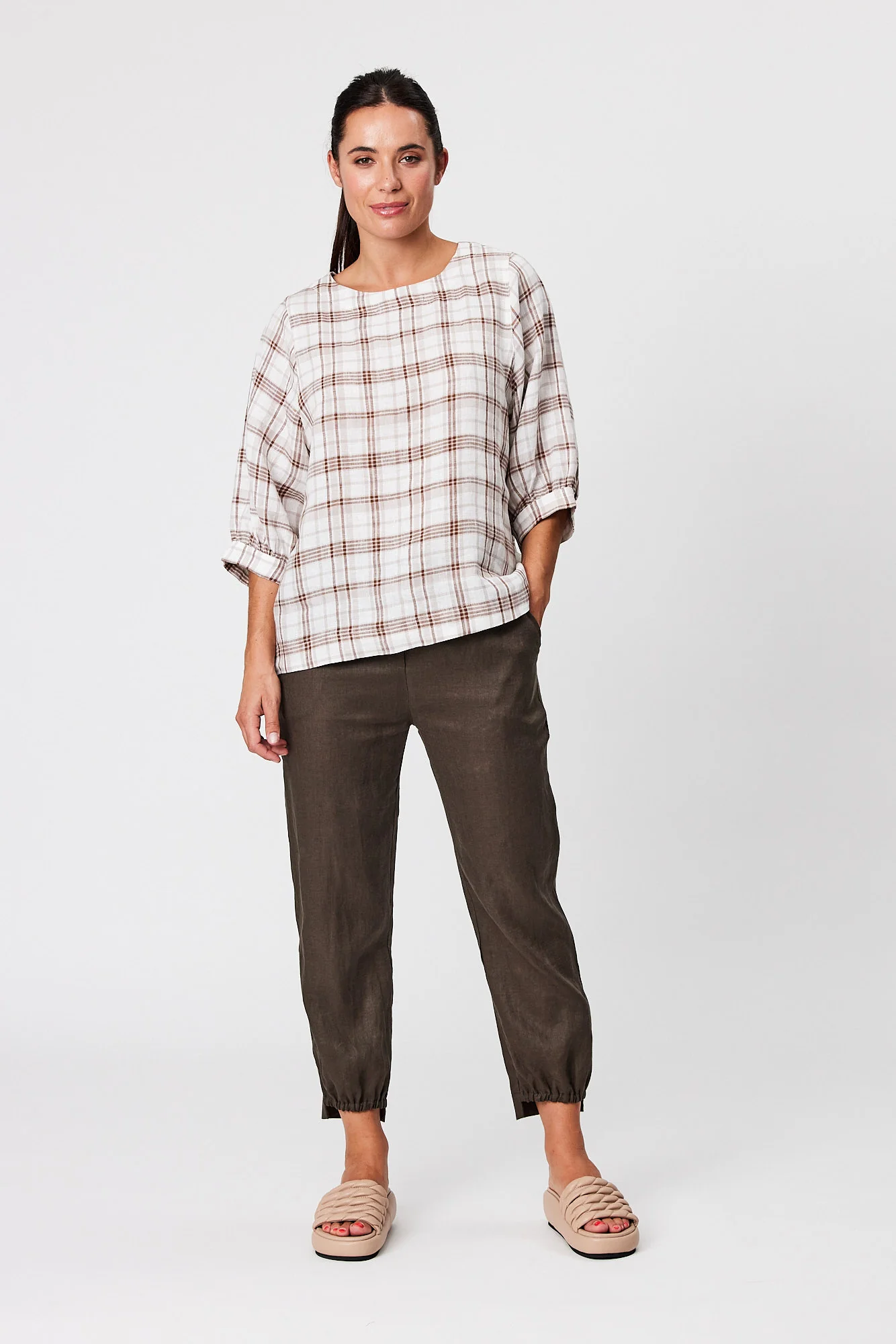 Blackstone Top - Sky/Black - Image 2