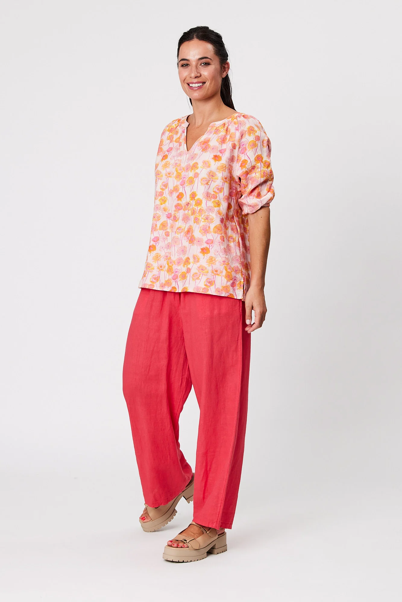 Blackstone Top - Tangelo / Pink - Image 2