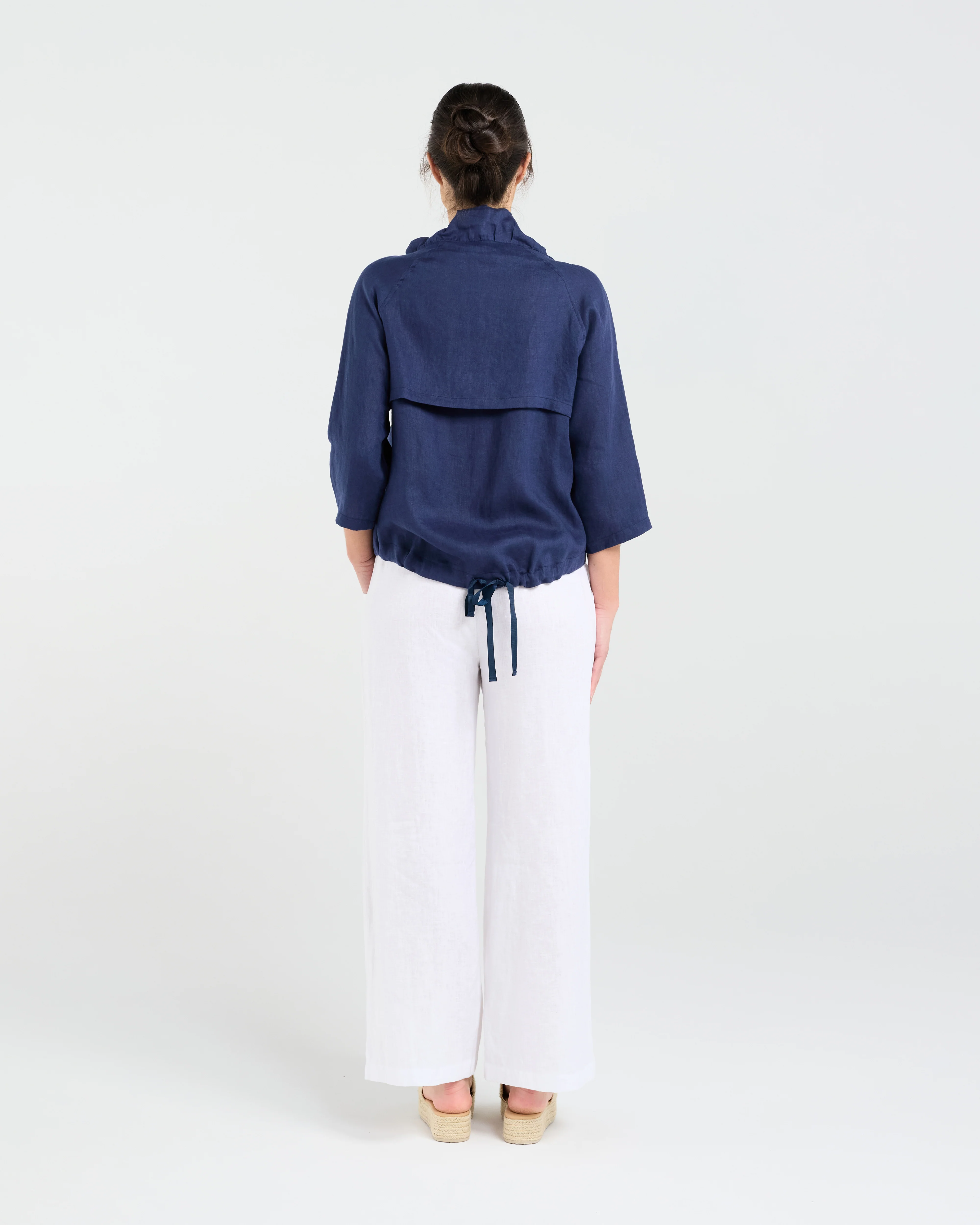Blackstone Victoria Zip Jacket - French Navy - Image 3