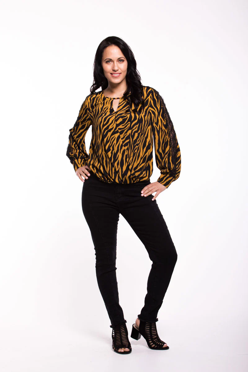 Zafina Brenna Top - Electric - Image 2