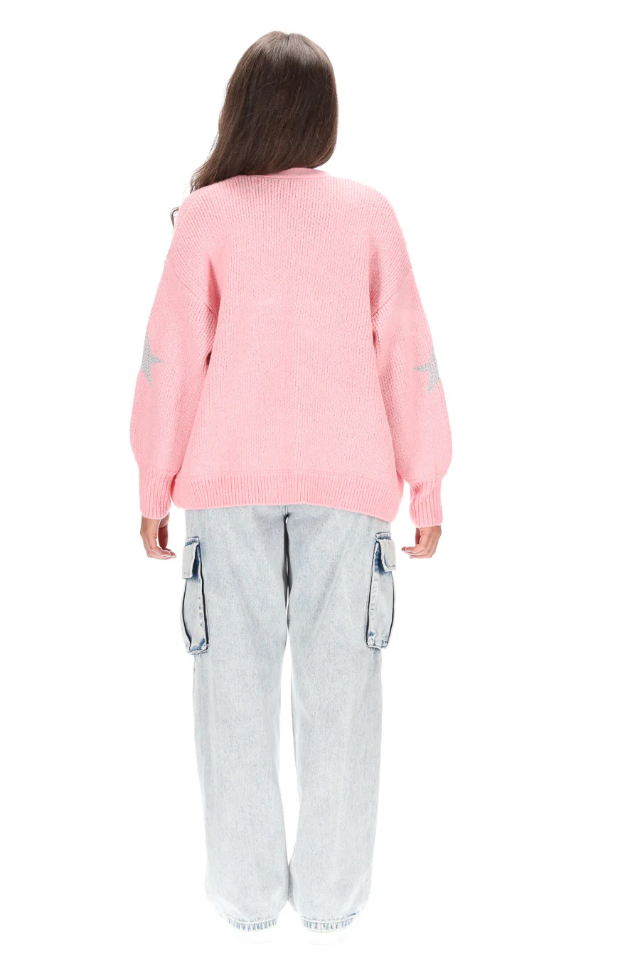 Charlo Amy Star Cardi - Pink - Image 5