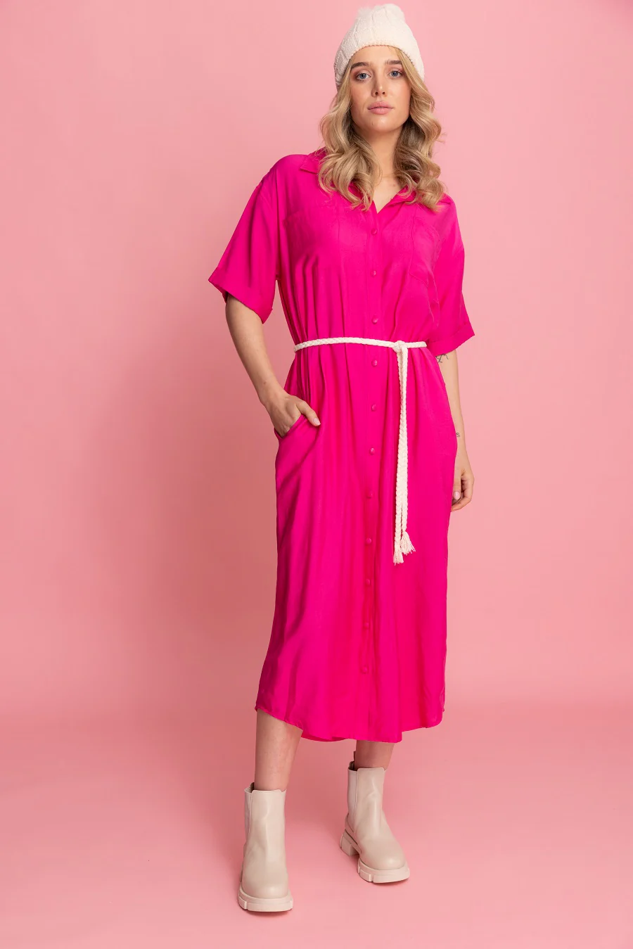 Charlo Angel Shirt Dress