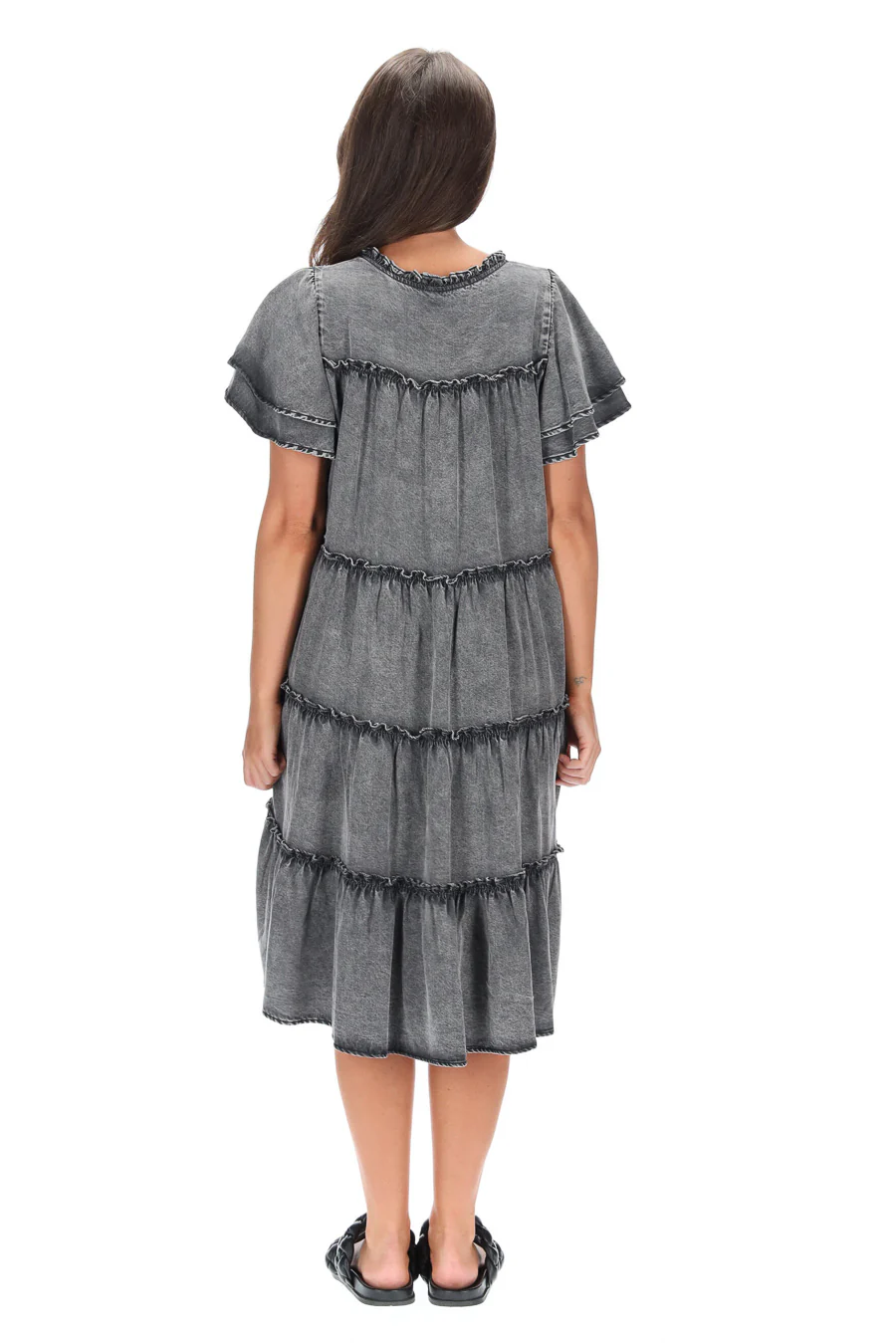 Charlo Arianna Dress - Black - Image 3