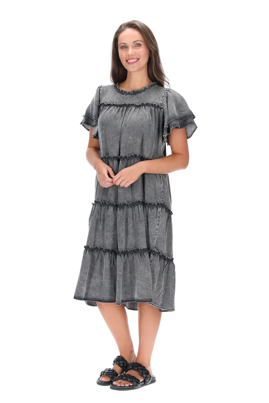 Charlo Arianna Dress - Black - Image 4