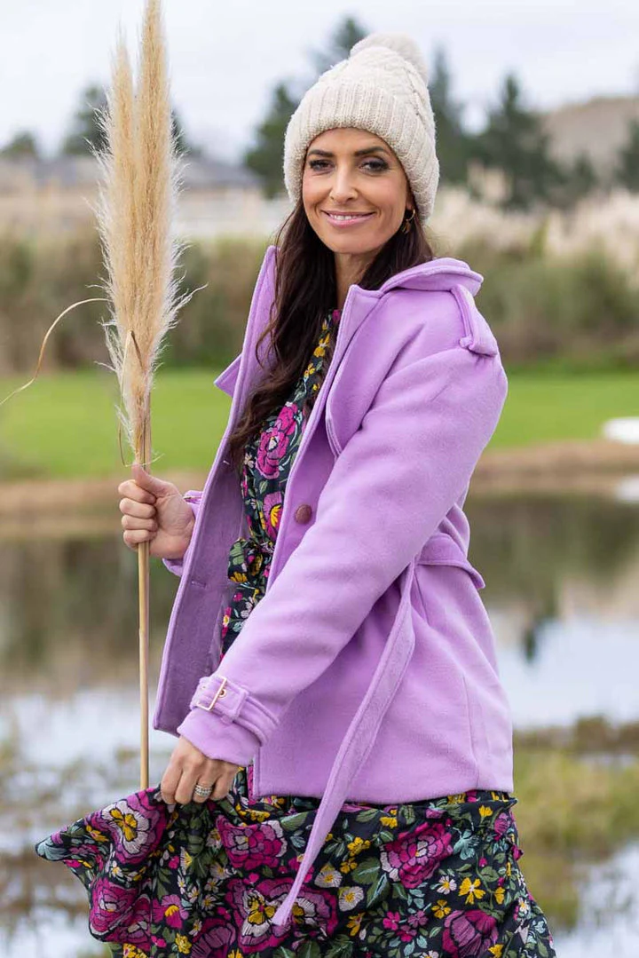 Charlo Callie Coat Lilac