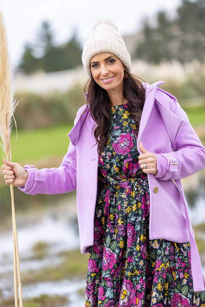 Charlo Callie Coat Lilac - Image 2
