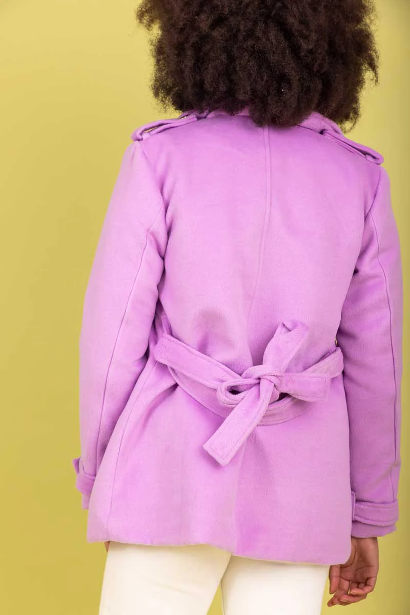 Charlo Callie Coat Lilac - Image 3