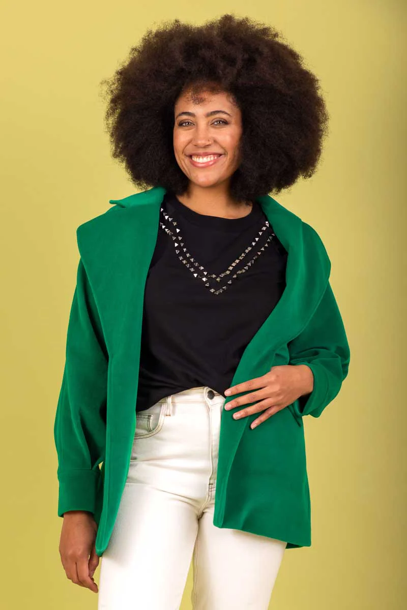 Charlo Ella Coat Green