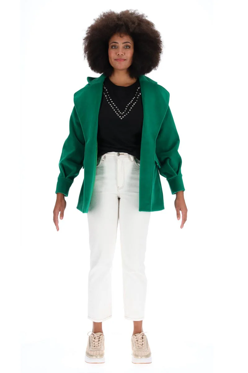 Charlo Ella Coat Green - Image 6