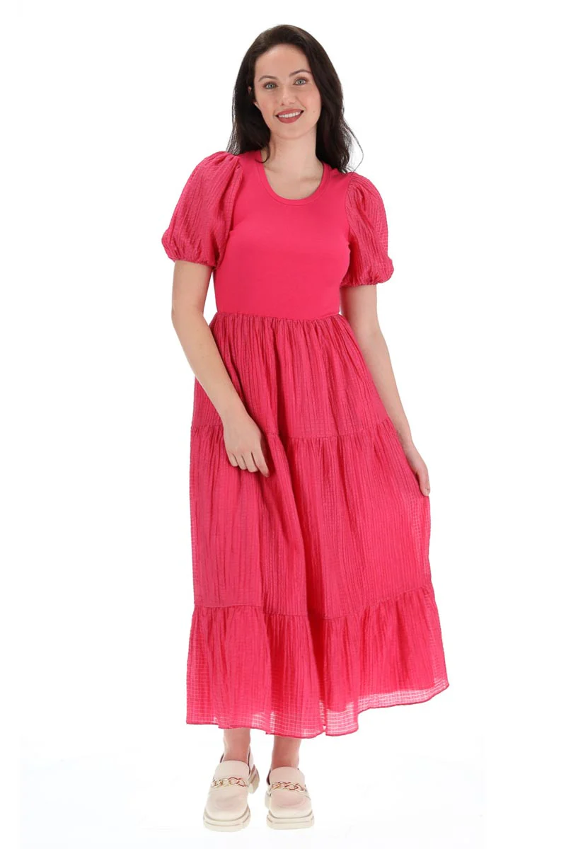 Charlo Eme Maxi Dress Pink - Image 3