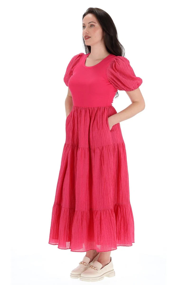 Charlo Eme Maxi Dress Pink - Image 5