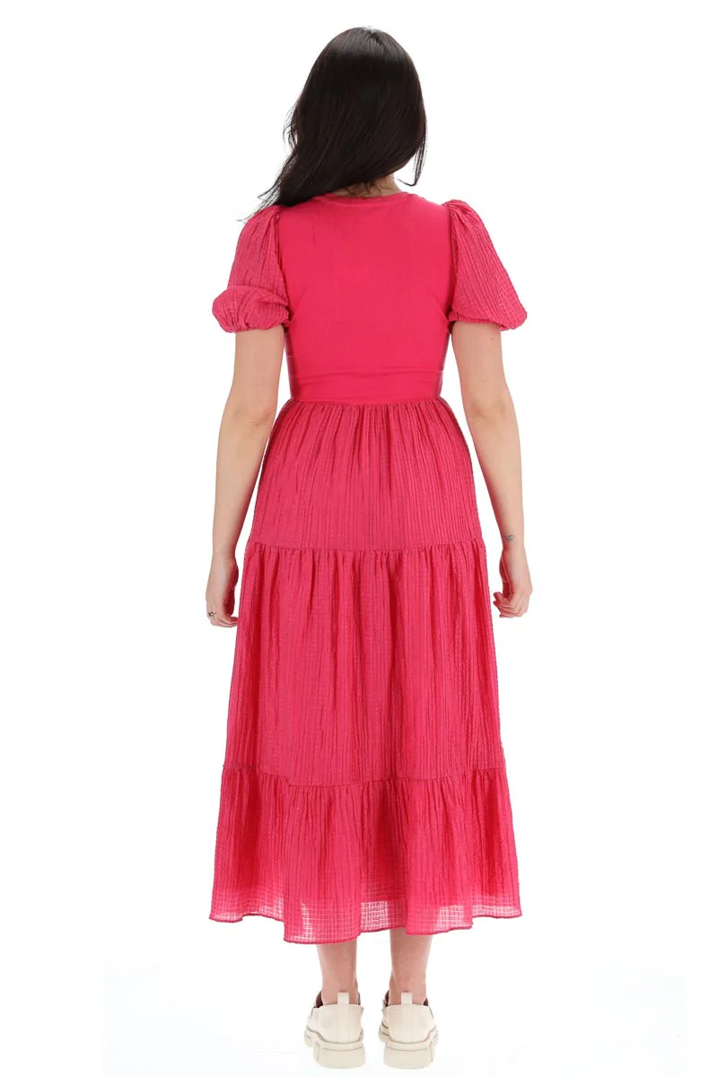 Charlo Eme Maxi Dress Pink - Image 6