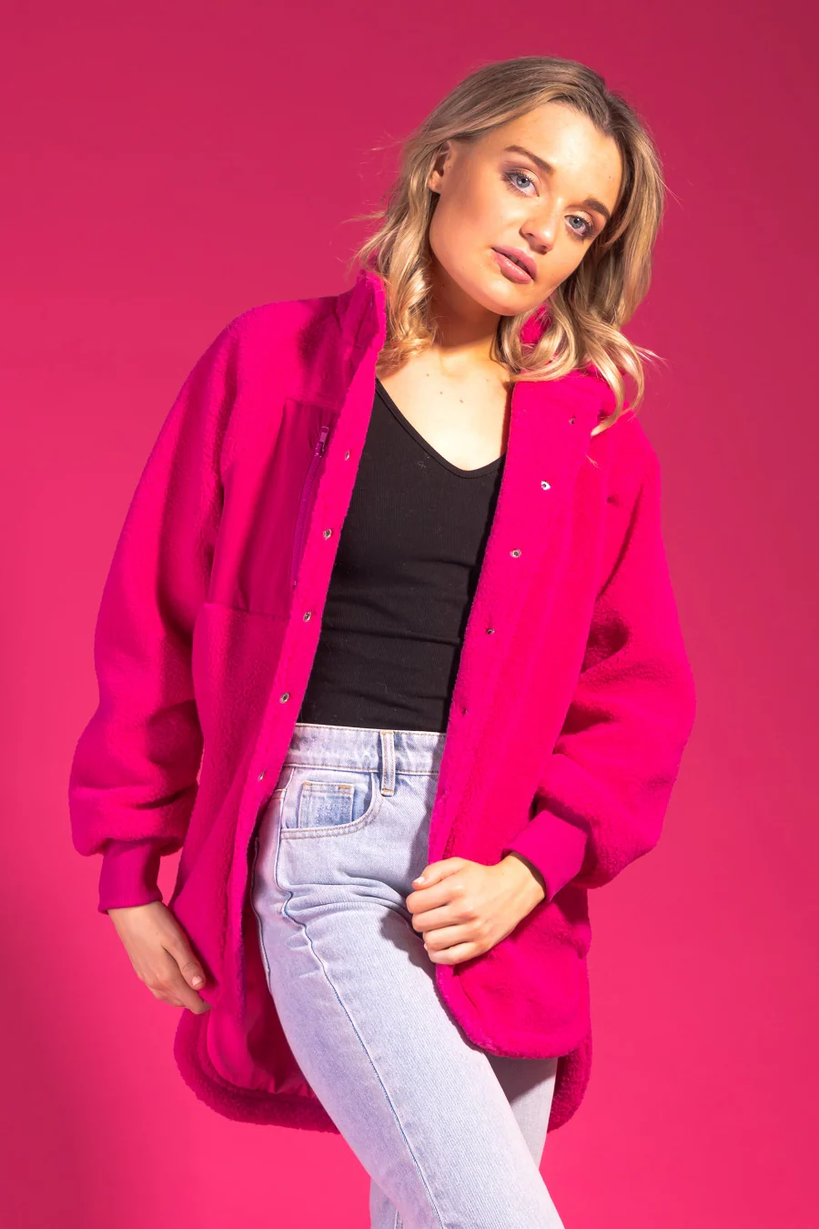 Charlo Frankie Sherpa Jacket - Image 2