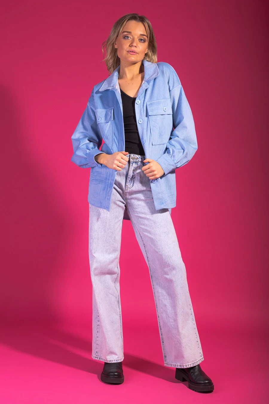 Charlo Katrina Cord Shacket - Image 2