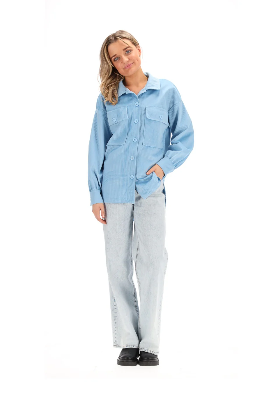 Charlo Katrina Cord Shacket - Image 6