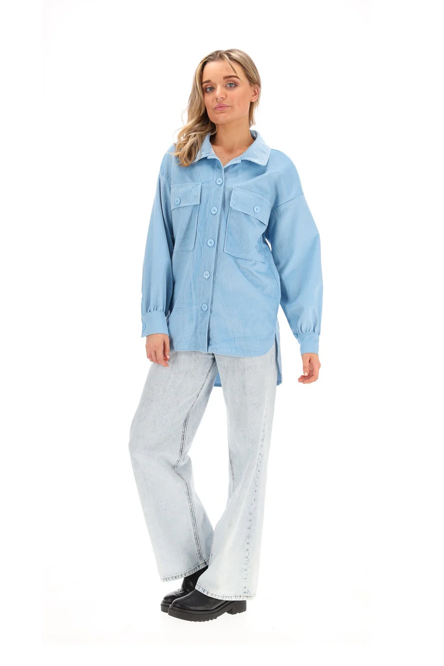 Charlo Katrina Cord Shacket - Image 7