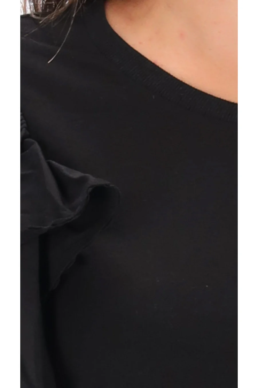 Charlo Lulu Knit Top - Black - Image 3