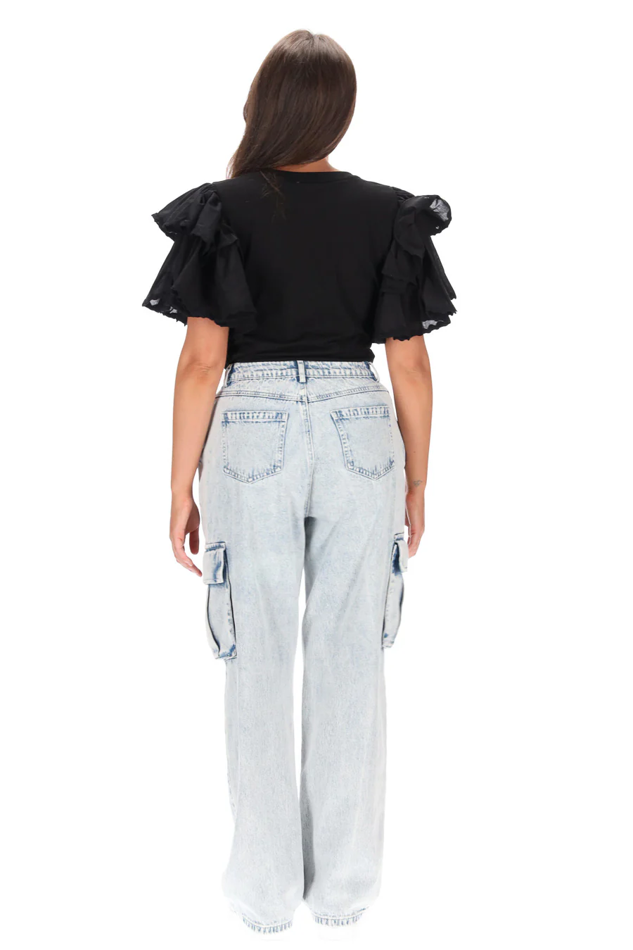 Charlo Lulu Knit Top - Black - Image 5