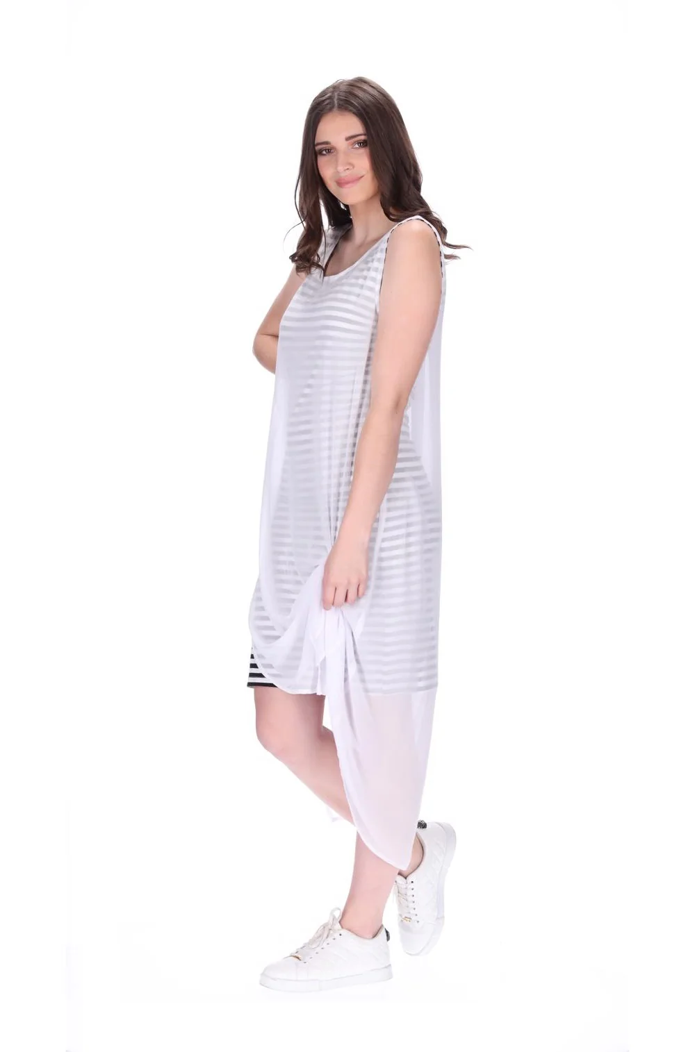 Charlo Mika Dress - White - Image 3
