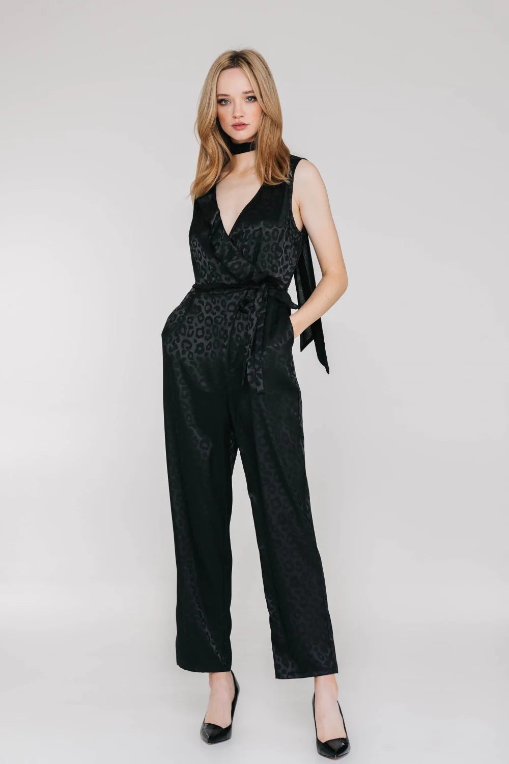 Toby Chloe Jumpsuit - Black Snake - Image 3