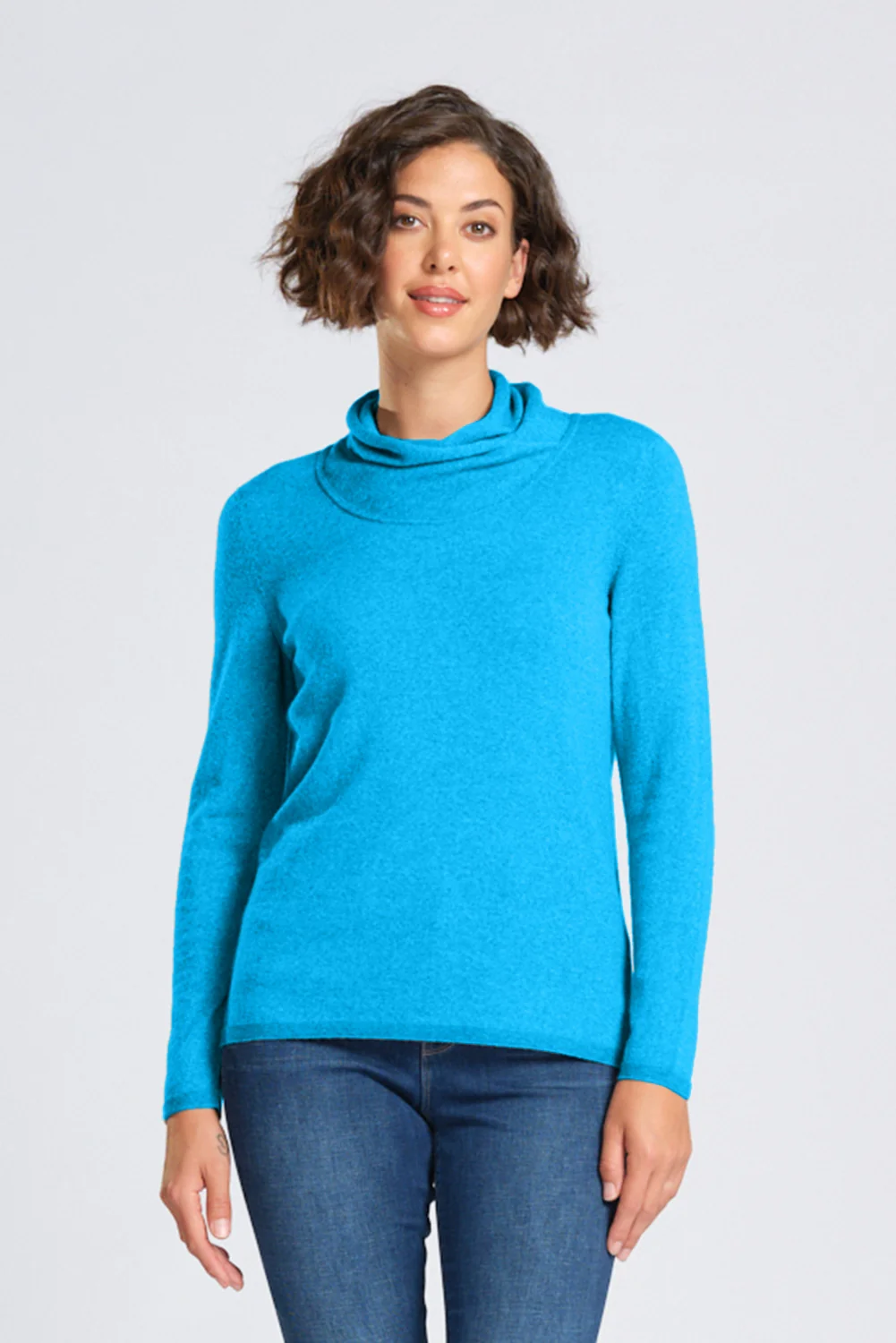 Optimum Classic Wrap Neck Jumper