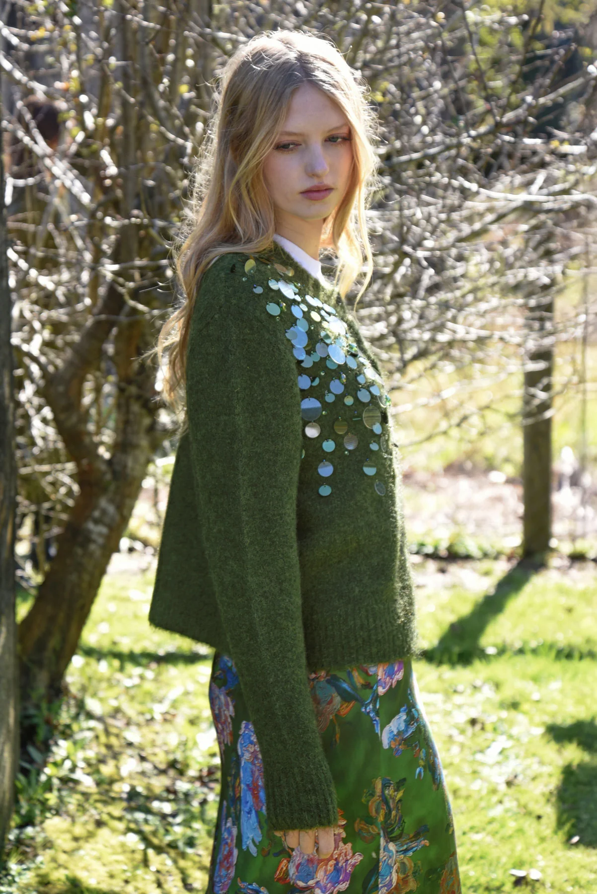 COOP Cardi Bling Cardigan Green - Image 2