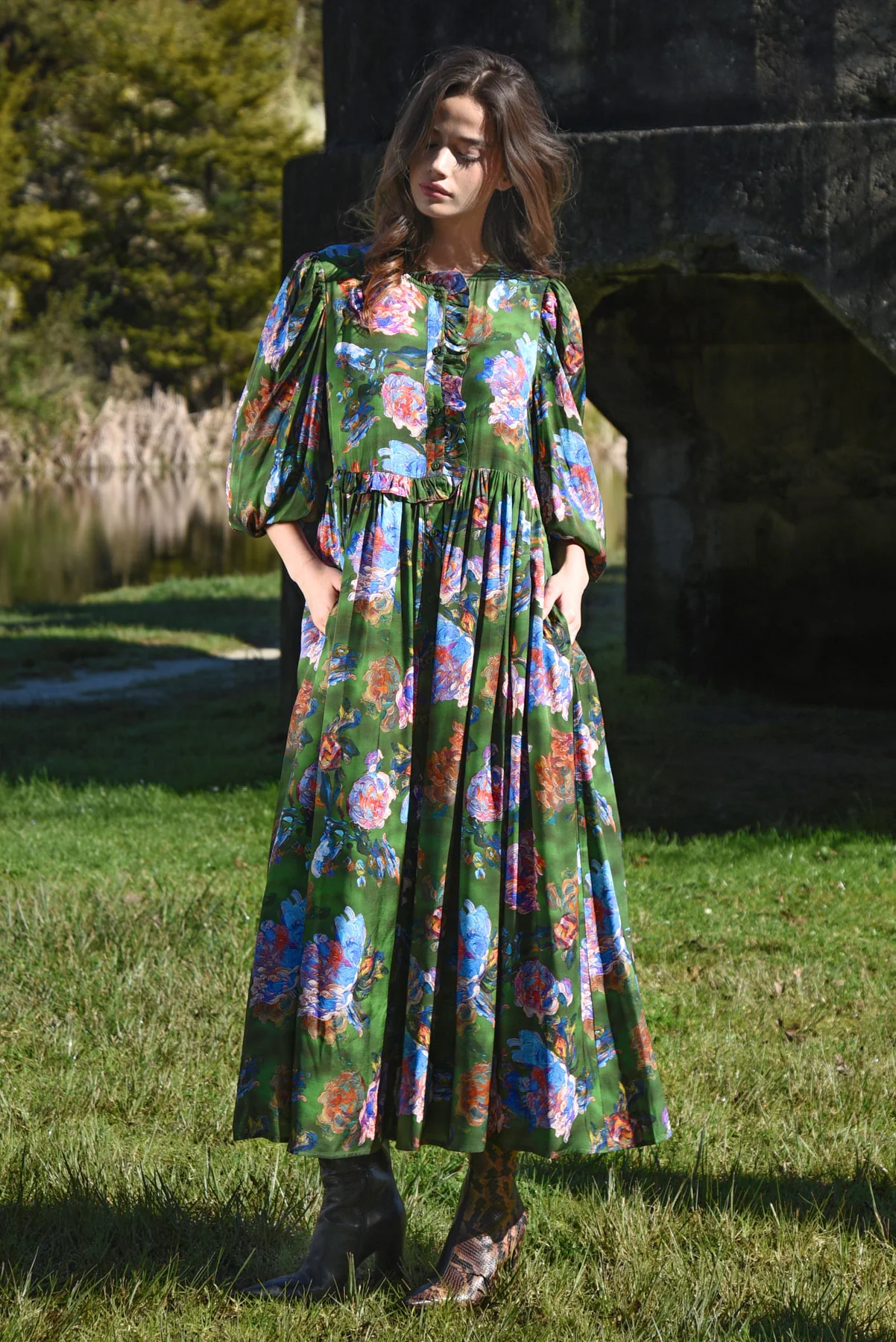 COOP Floral Flair Dress - Image 2