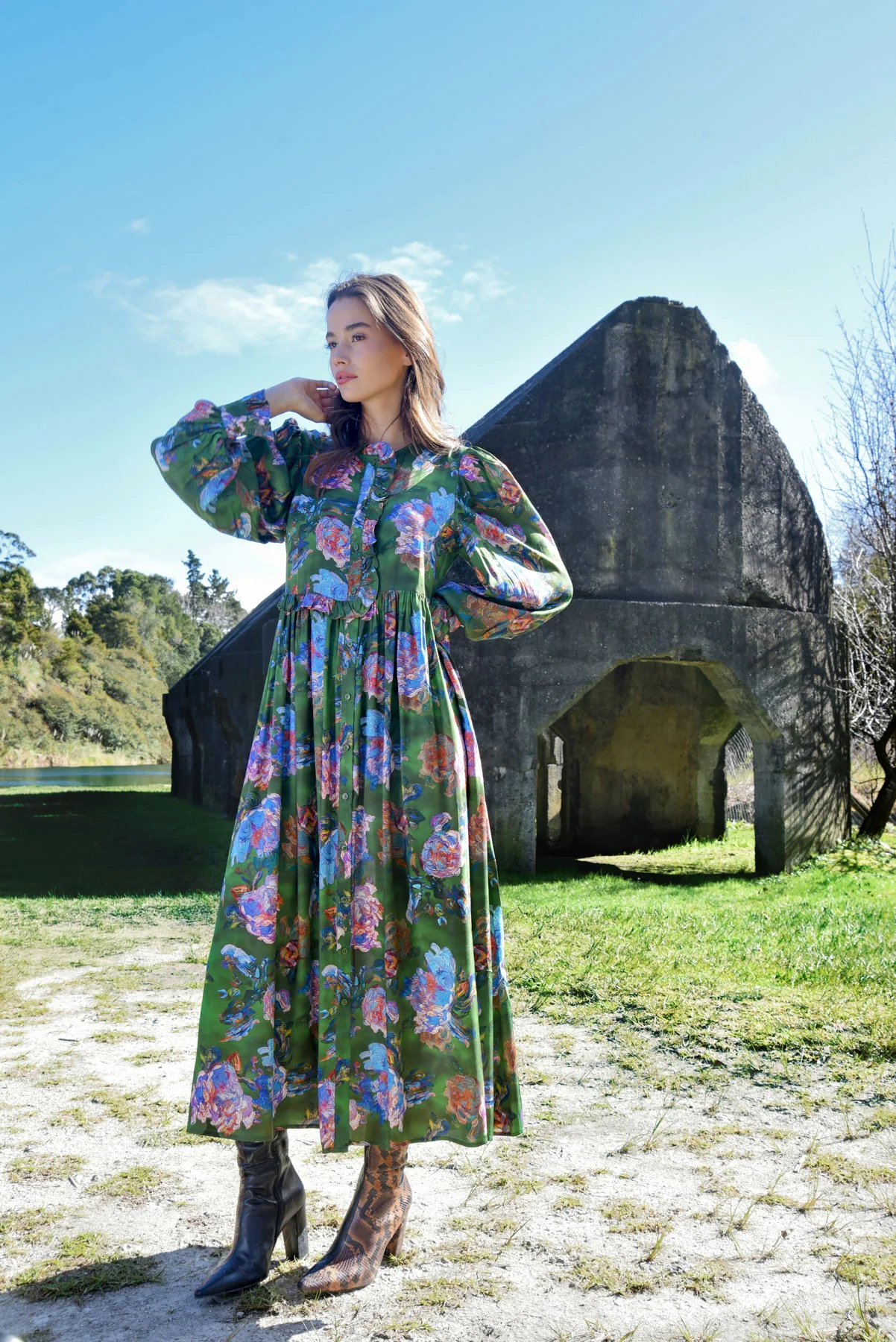 COOP Floral Flair Dress - Image 6