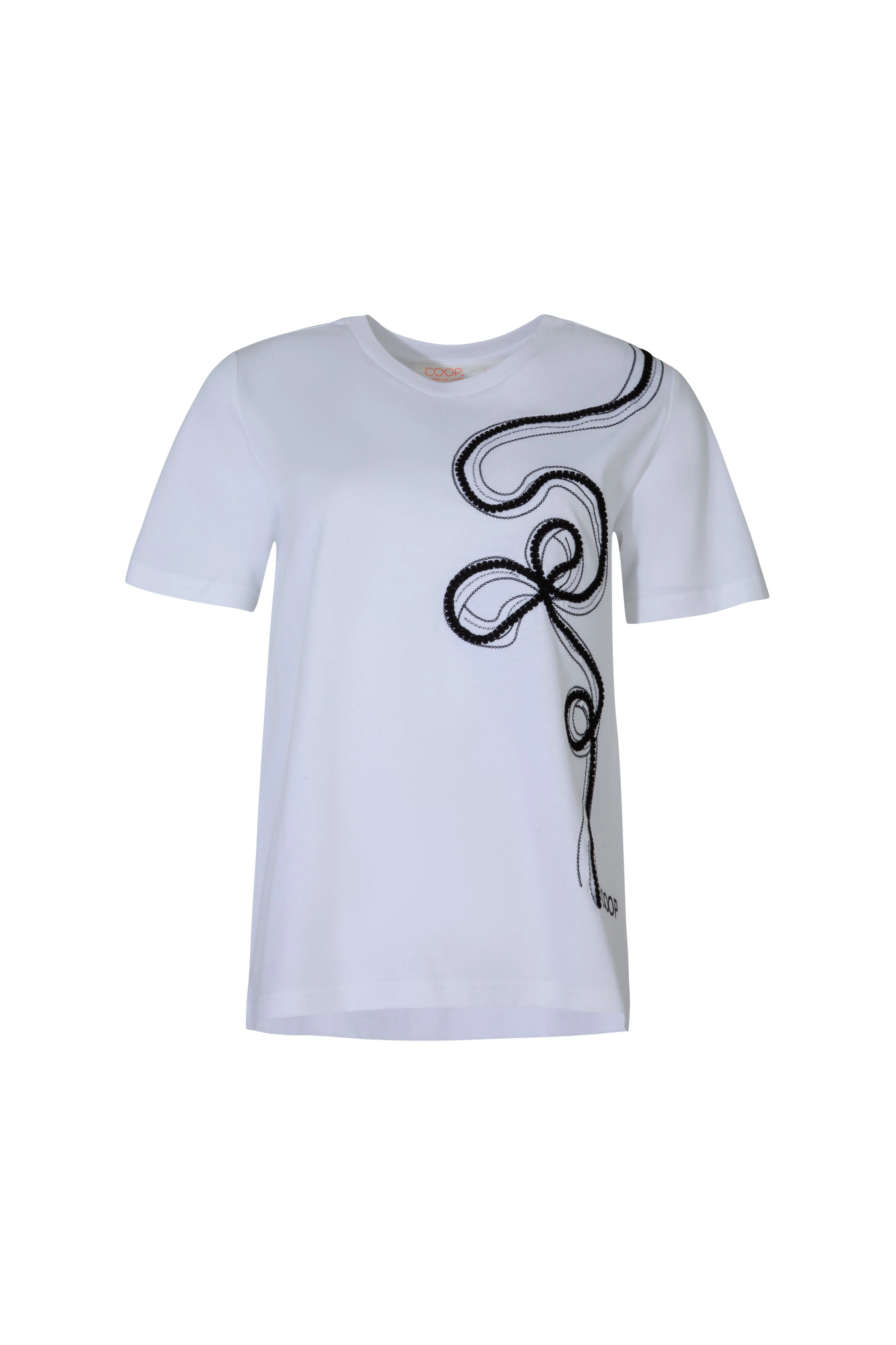 COOP Go With The Bow Tee - White - Image 5