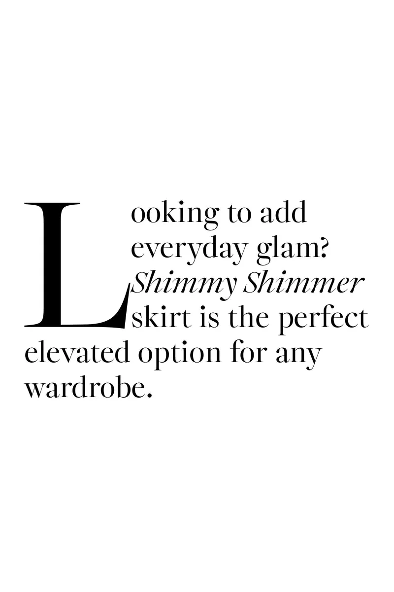 COOP SHIMMY SHIMMER SKIRT - Image 4