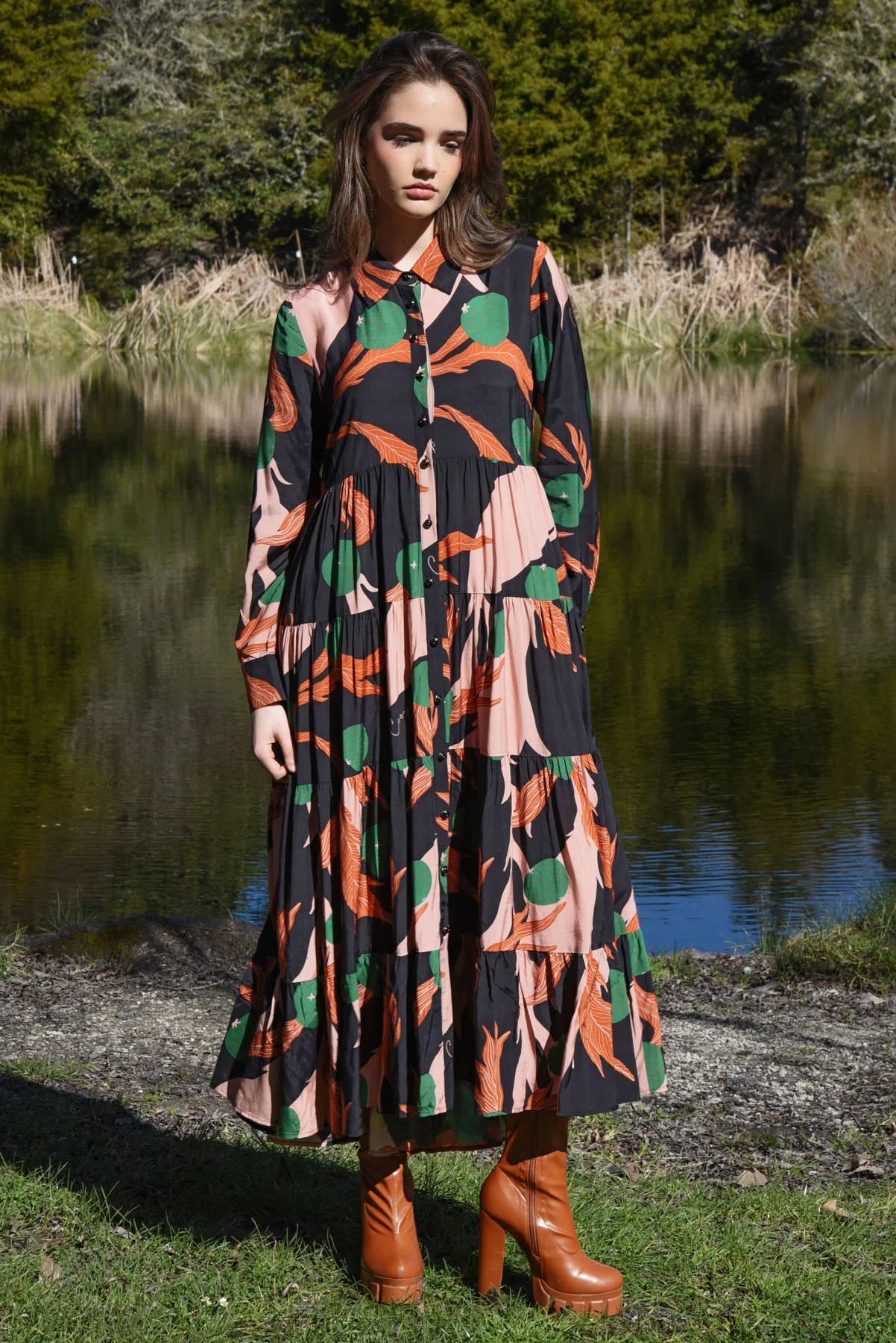 COOP Sun & The Swoon Dress - Berry