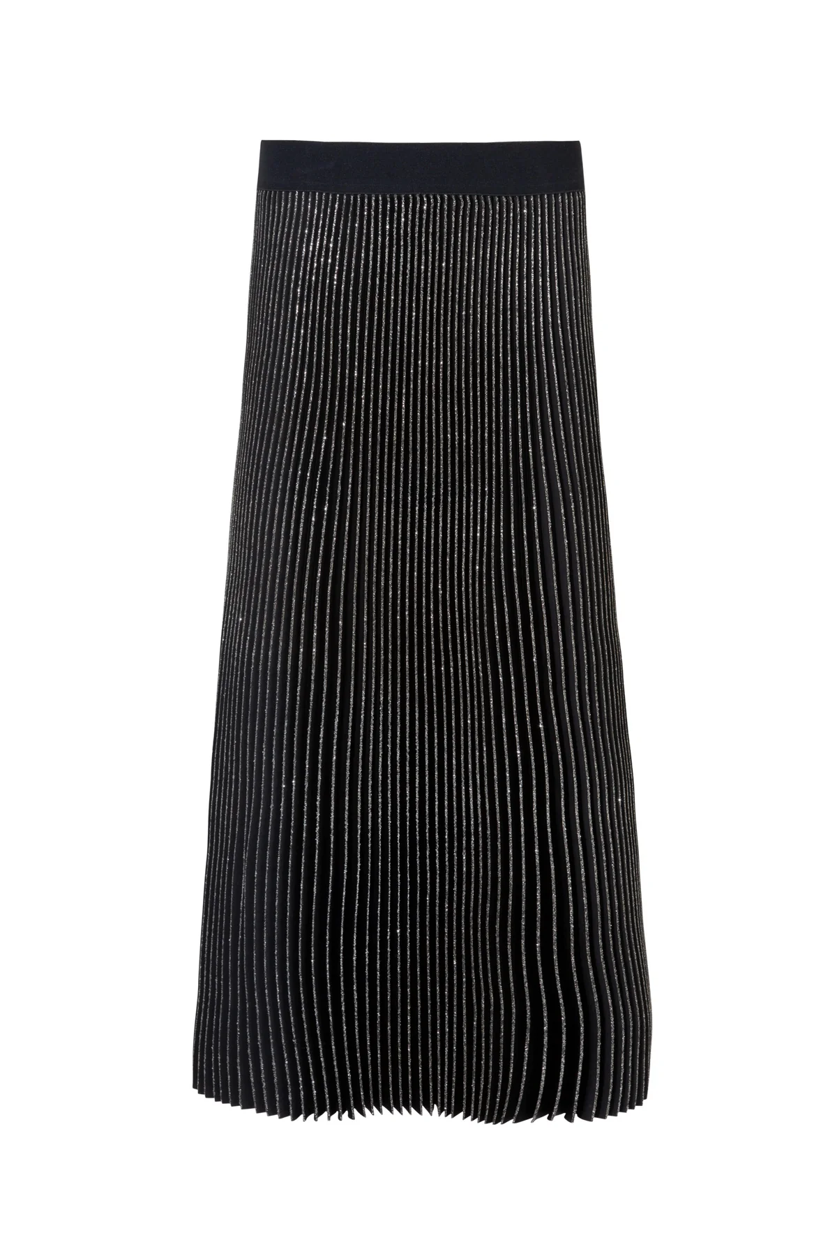 Coop Taken Gutterally Skirt - Blk Silver - Image 3