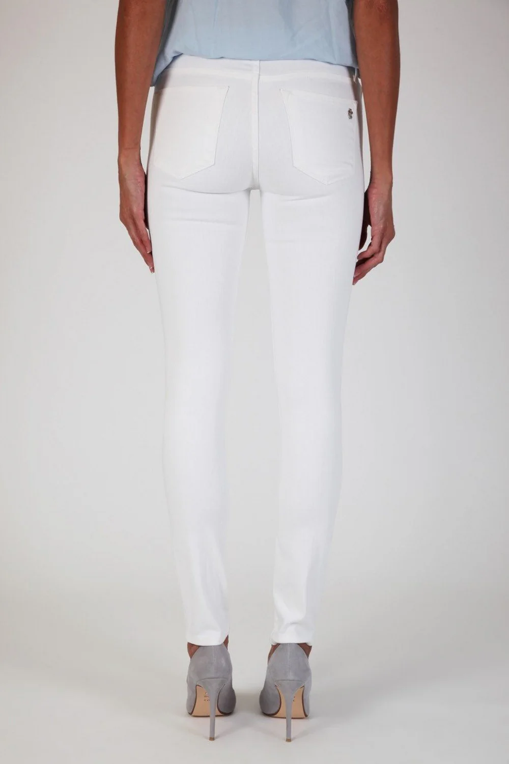 Black Orchid Billie Zipper Jean - Snow White - Image 2