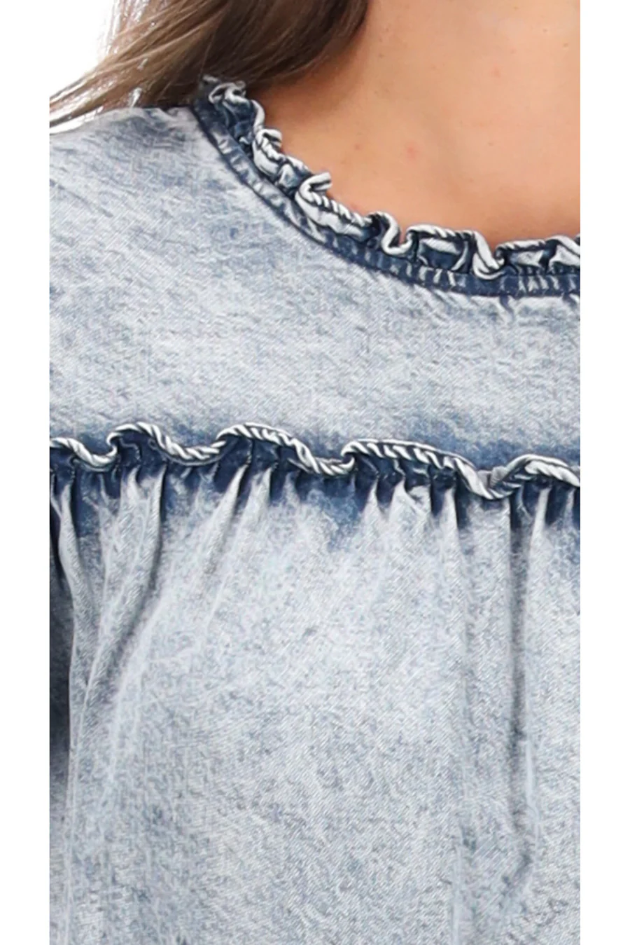 Charlo Arianna Dress - Blue - Image 3
