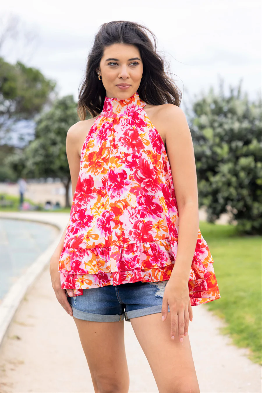Charlo Ruby Top