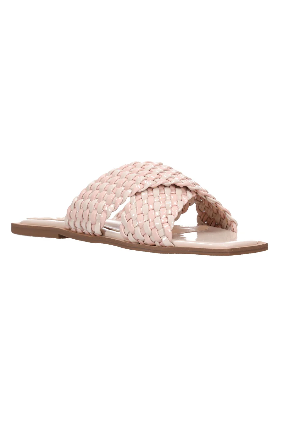 Hey Monday Briony Slide Baby Pink & Beige - Image 4